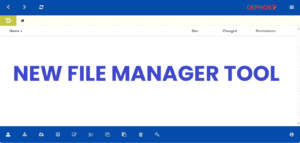 dep hosting file manager tool